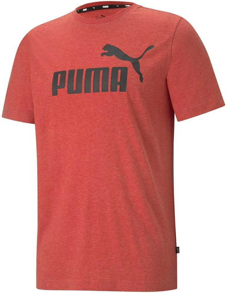 Puma Marškinėliai Vyrams Ess Heather Tee Coral