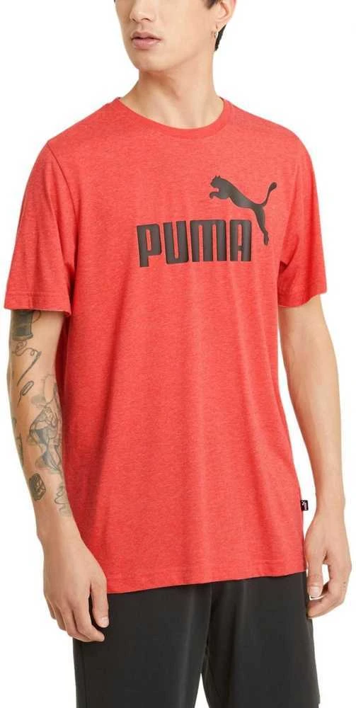 Puma Marškinėliai Vyrams Ess Heather Tee Coral