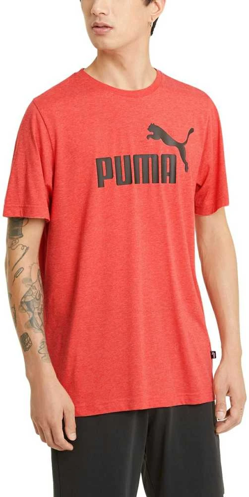 Puma Marškinėliai Vyrams Ess Heather Tee Coral