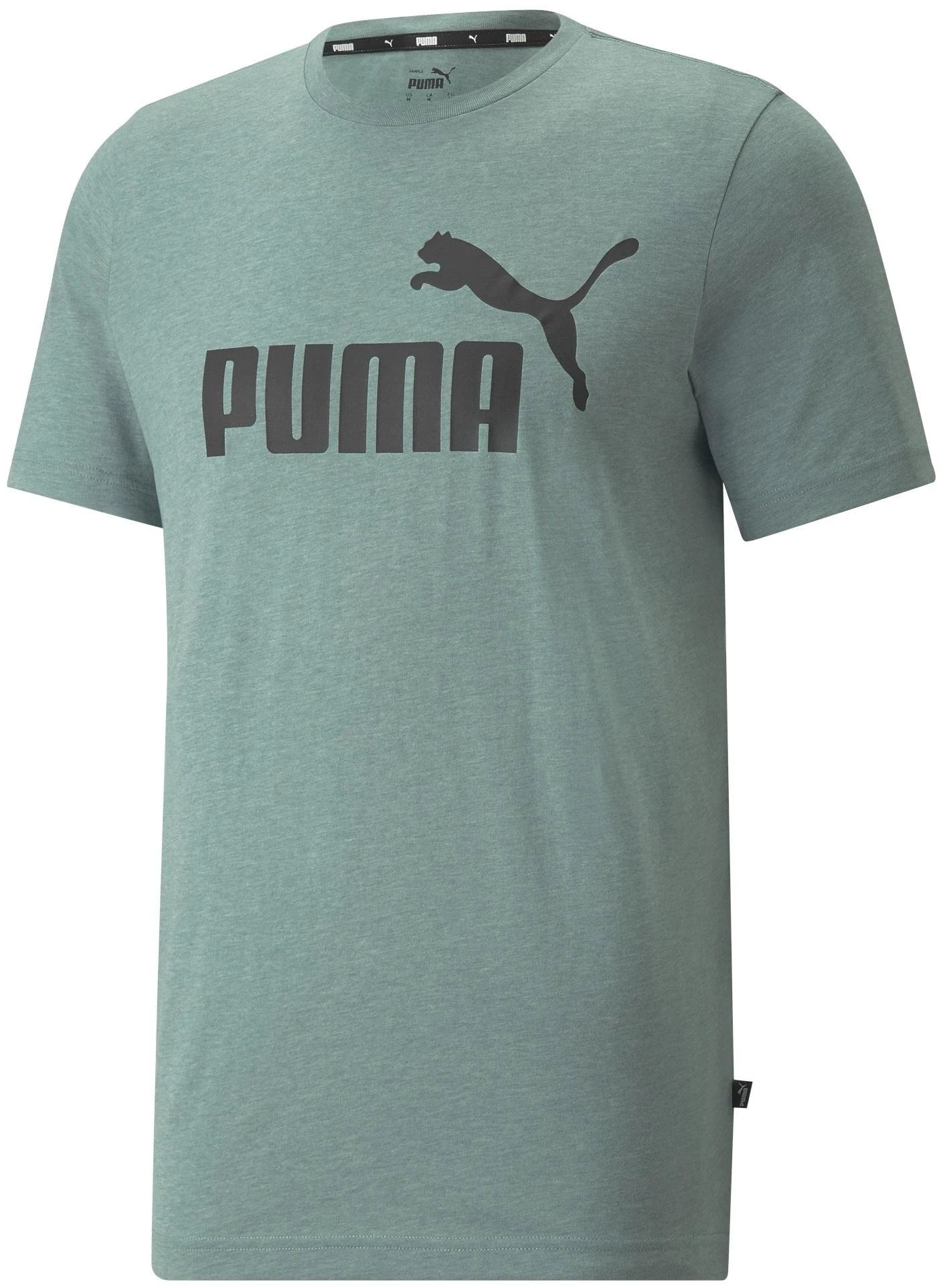 Puma Marškinėliai Vyrams Ess Heather Tee Žalias 586736 50