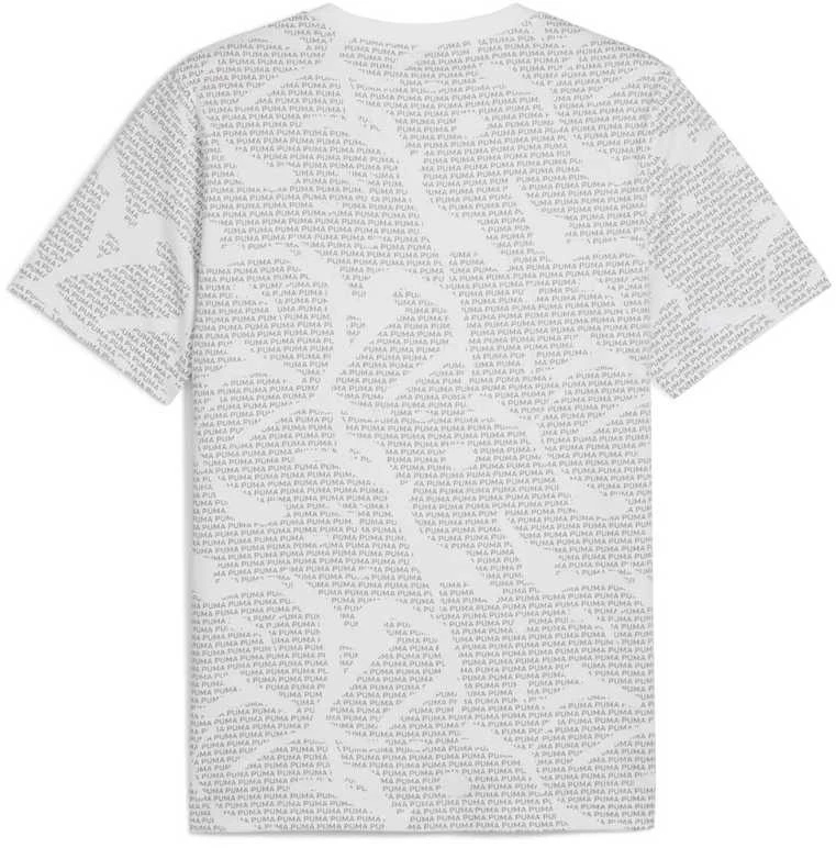Puma Marškinėliai Vyrams Ess Logo Lab Aop Tee Baltas Pilkas 684668 02