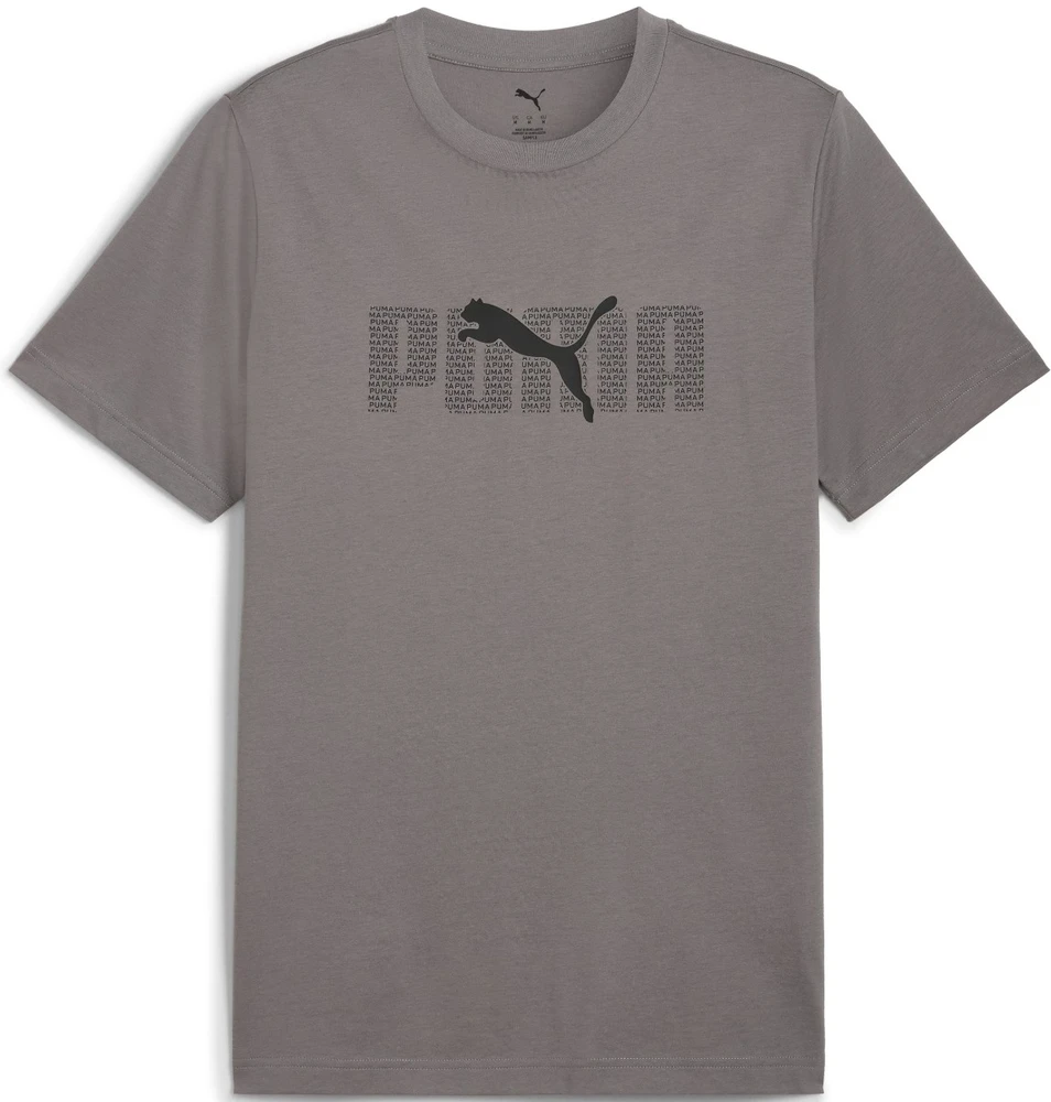 Puma Marškinėliai Vyrams Ess Logo Lab Tee Pilkas 684667 79