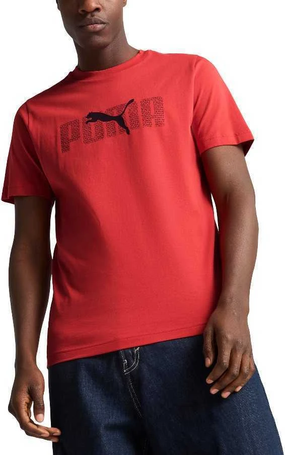 Puma Marškinėliai Vyrams Ess Logo Lab Tee Raudona 684667 15