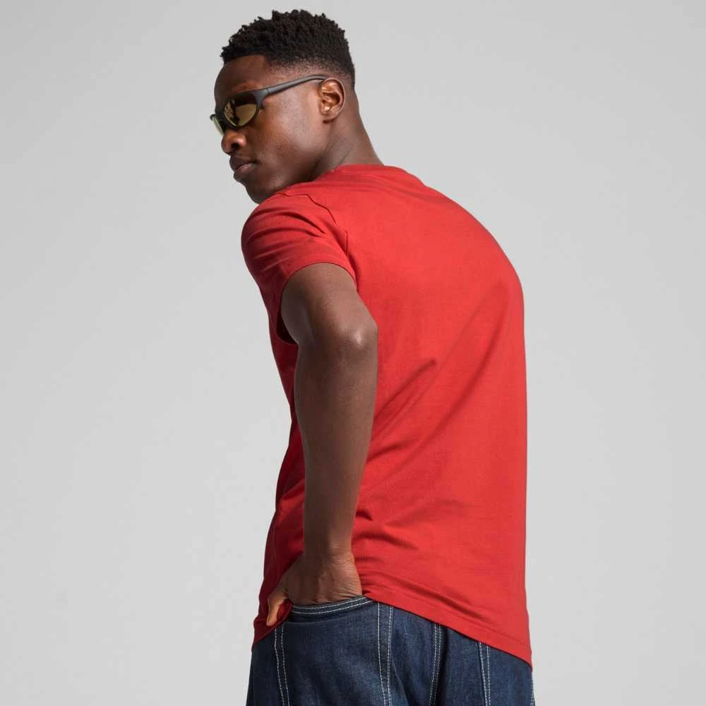 Puma Marškinėliai Vyrams Ess Logo Lab Tee Raudona 684667 15