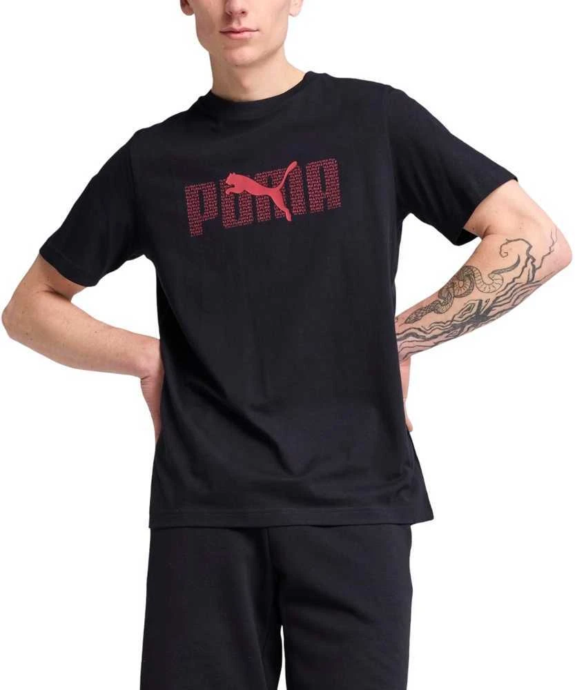 Puma Marškinėliai Vyrams Ess Logo Lab Tee Juodas 684667 16