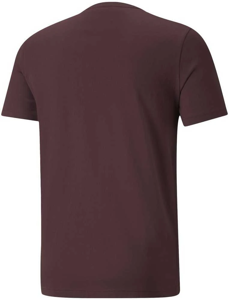 Puma Marškinėliai Vyrams Ess Logo Tee Bordo