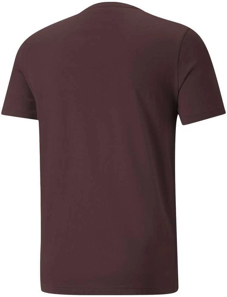 Puma Marškinėliai Vyrams Ess Logo Tee Bordo