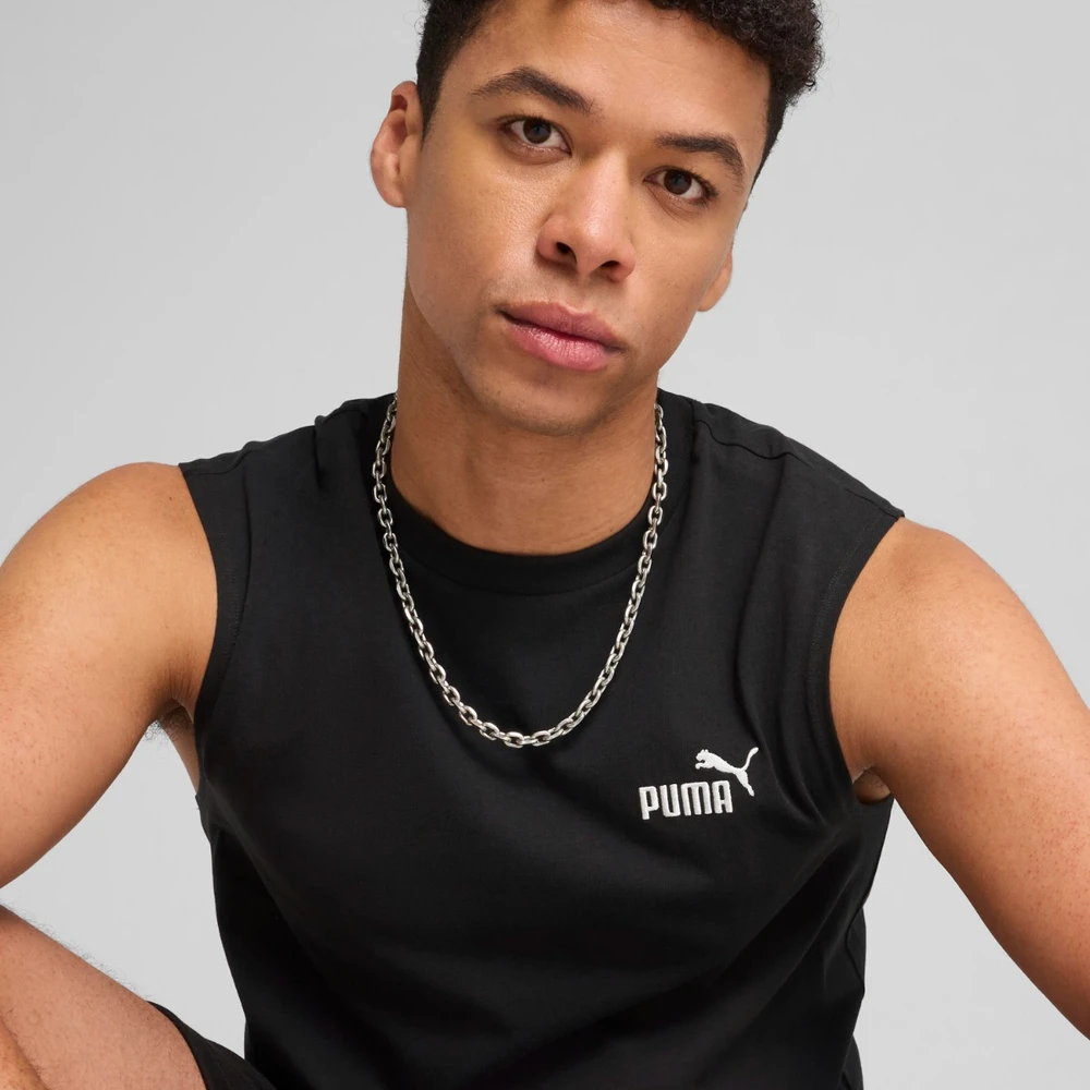 Puma Marškinėliai Vyrams Ess No.1 Logo Sl Juodas 682626 01