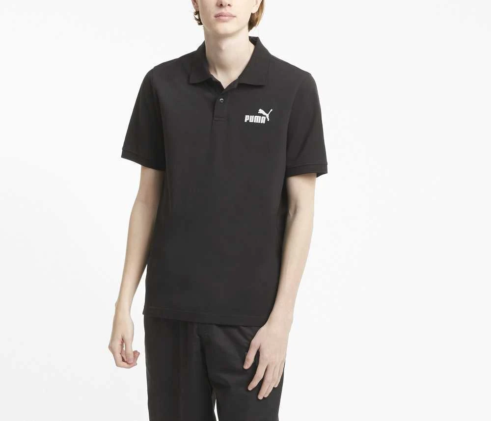 Puma Marškinėliai Vyrams Ess Pigue Polo Juodas 586674 01