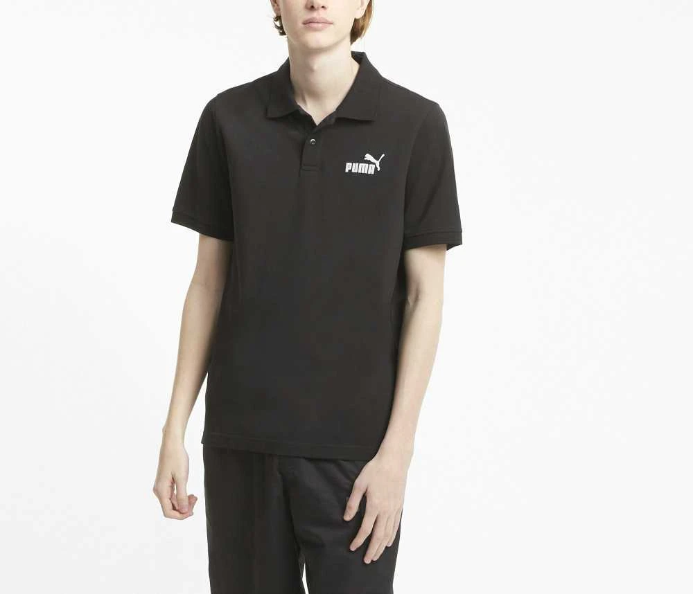 Puma Marškinėliai Vyrams Ess Pigue Polo Juodas 586674 01