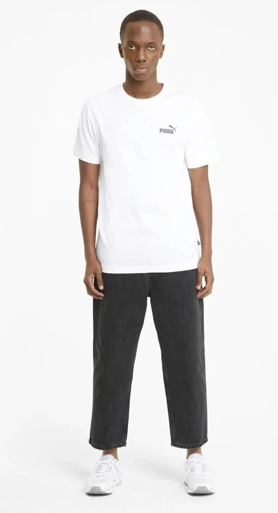 Puma Marškinėliai Vyrams ESS Small Logo Tee Baltas 586668 02