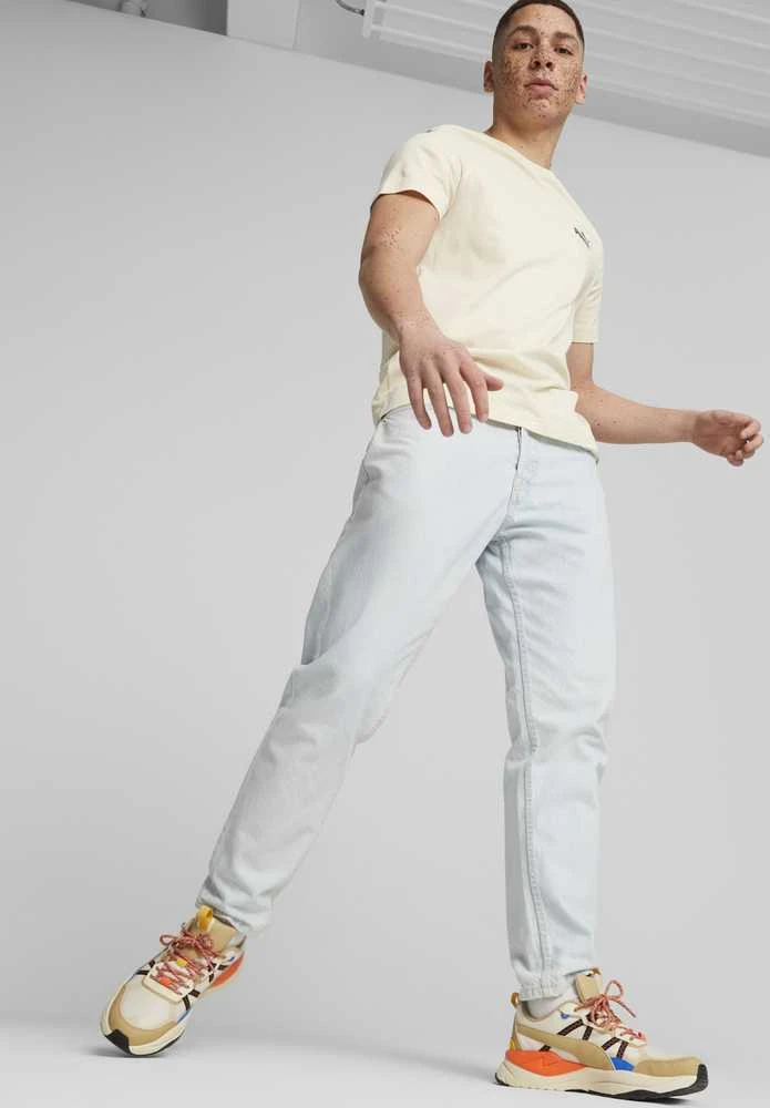 Puma Marškinėliai Vyrams Ess Small Logo Tee rusvai gelsvas 586669 88