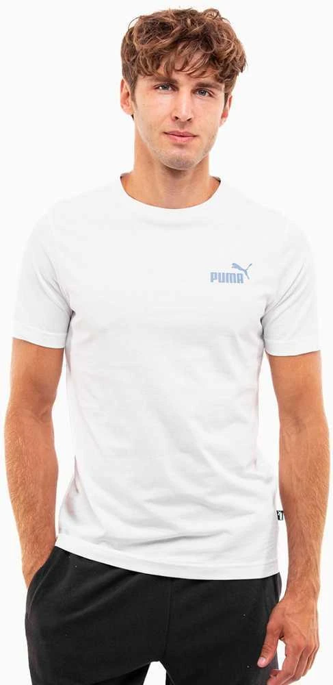 Puma Marškinėliai Vyrams Ess Small Logo Tee Baltas 586669 35