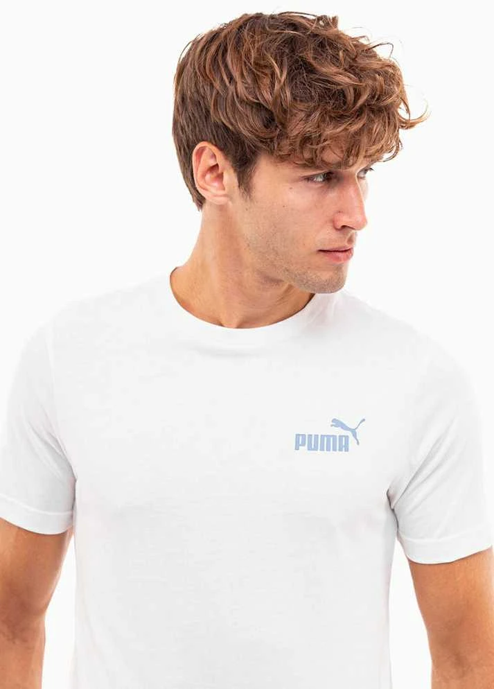 Puma Marškinėliai Vyrams Ess Small Logo Tee Baltas 586669 35