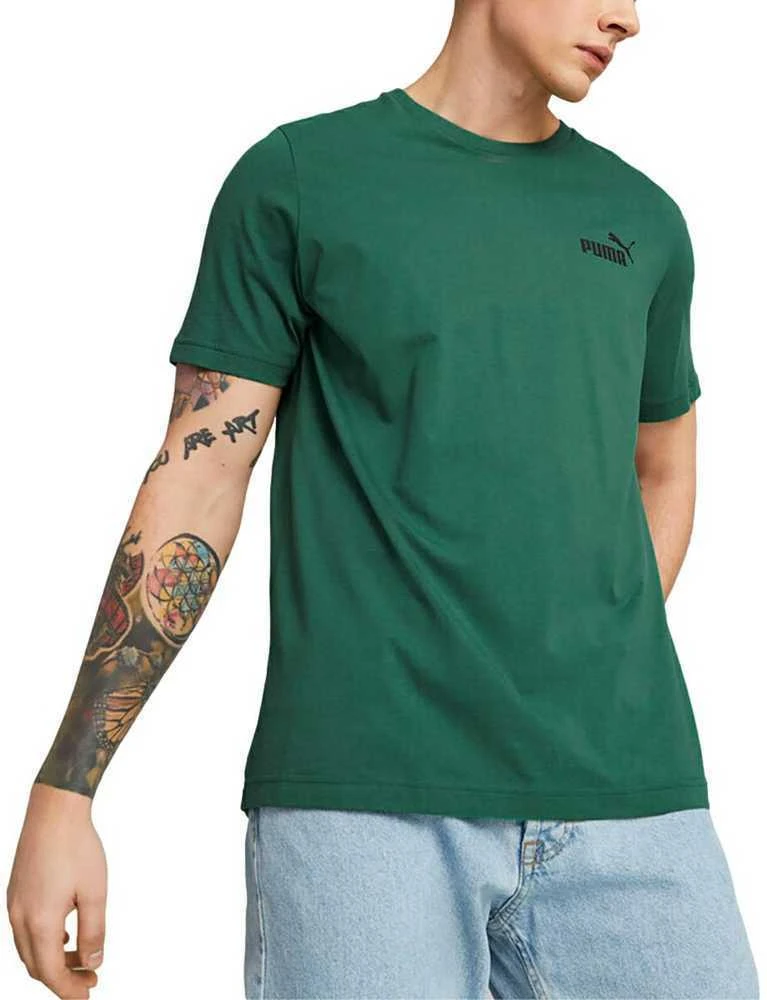 Puma Marškinėliai Vyrams Ess Small Logo Tee Žalias 586669 46