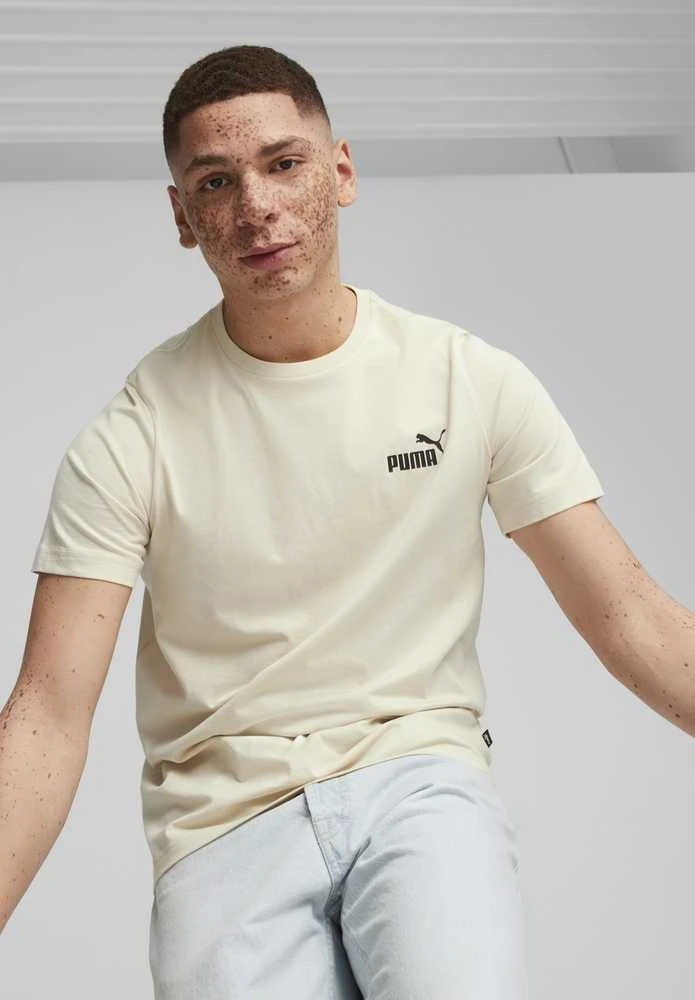 Puma Marškinėliai Vyrams Ess Small Logo Tee rusvai gelsvas 586669 88