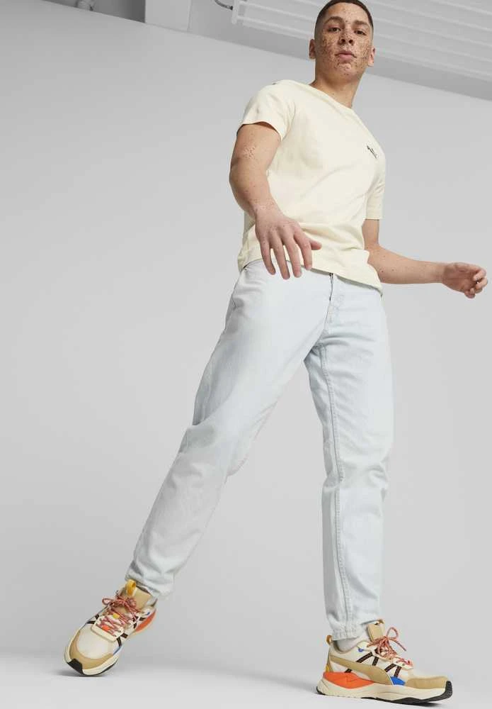 Puma Marškinėliai Vyrams Ess Small Logo Tee rusvai gelsvas 586669 88