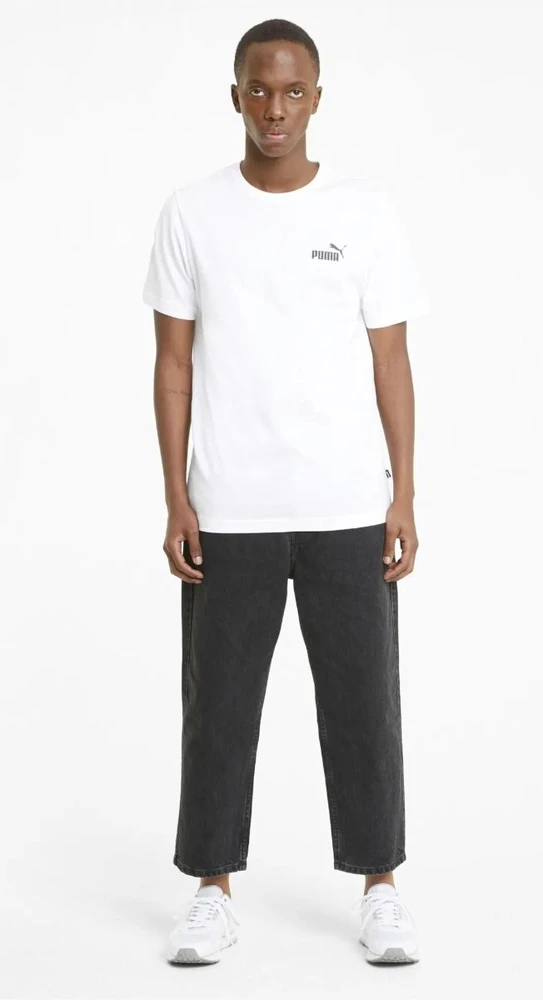 Puma Marškinėliai Vyrams ESS Small Logo Tee Baltas 586668 02
