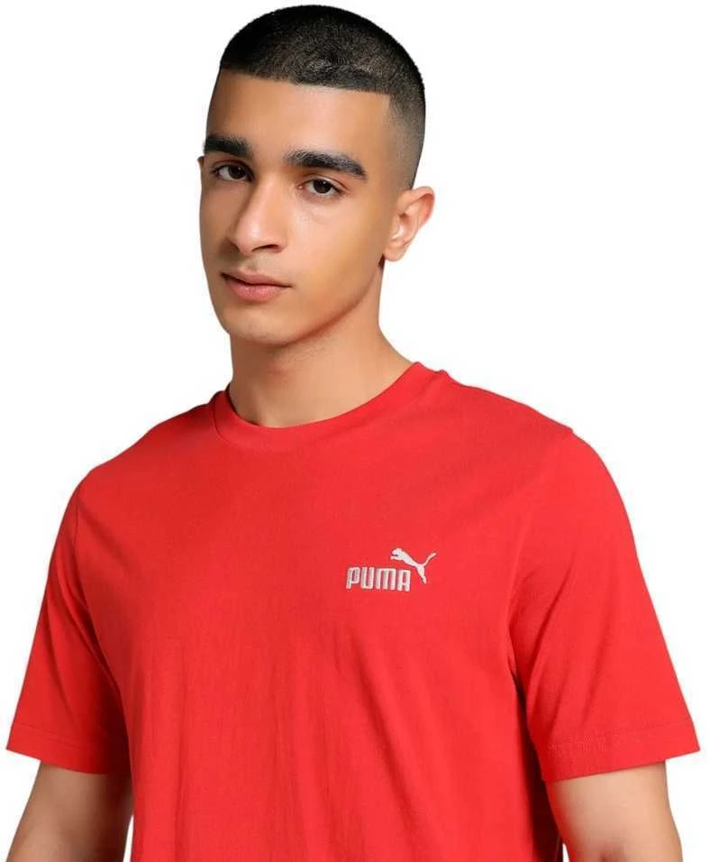 Puma Marškinėliai Vyrams Ess Small No.1 Logo Tee Raudona 682534 11
