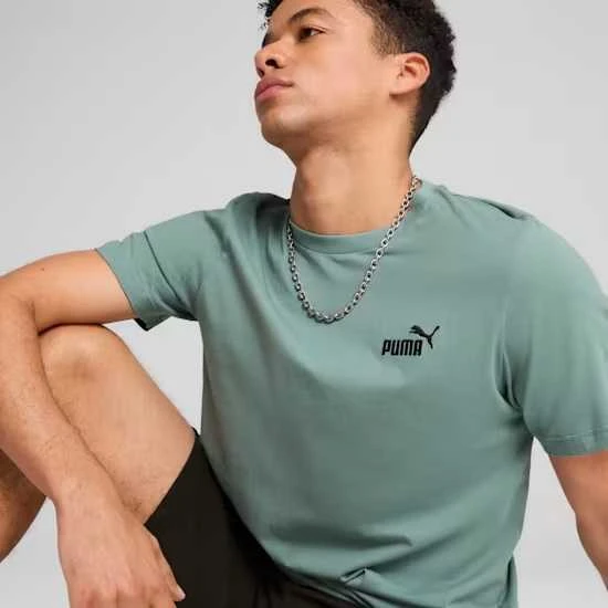 Puma Marškinėliai Vyrams Ess Small No.1 Logo Tee Žalias 682535 30