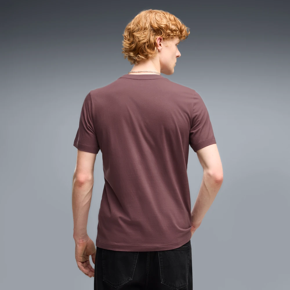 Puma Marškinėliai Vyrams Ess Small No.1 Logo Tee Aubergine 682535 91