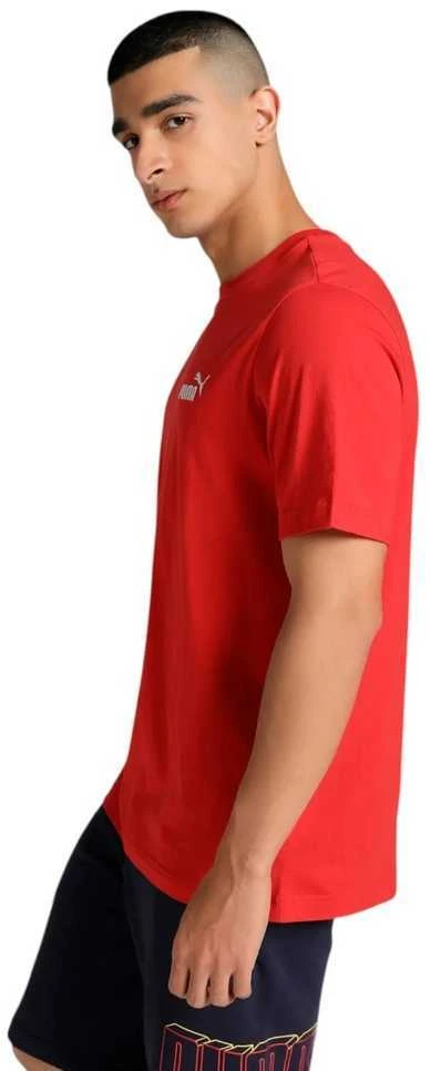 Puma Marškinėliai Vyrams Ess Small No.1 Logo Tee Raudona 682534 11