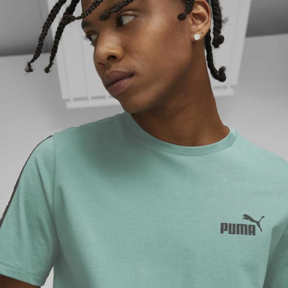 Puma Marškinėliai Vyrams Ess+ Tape Tee Žalias 847382 85
