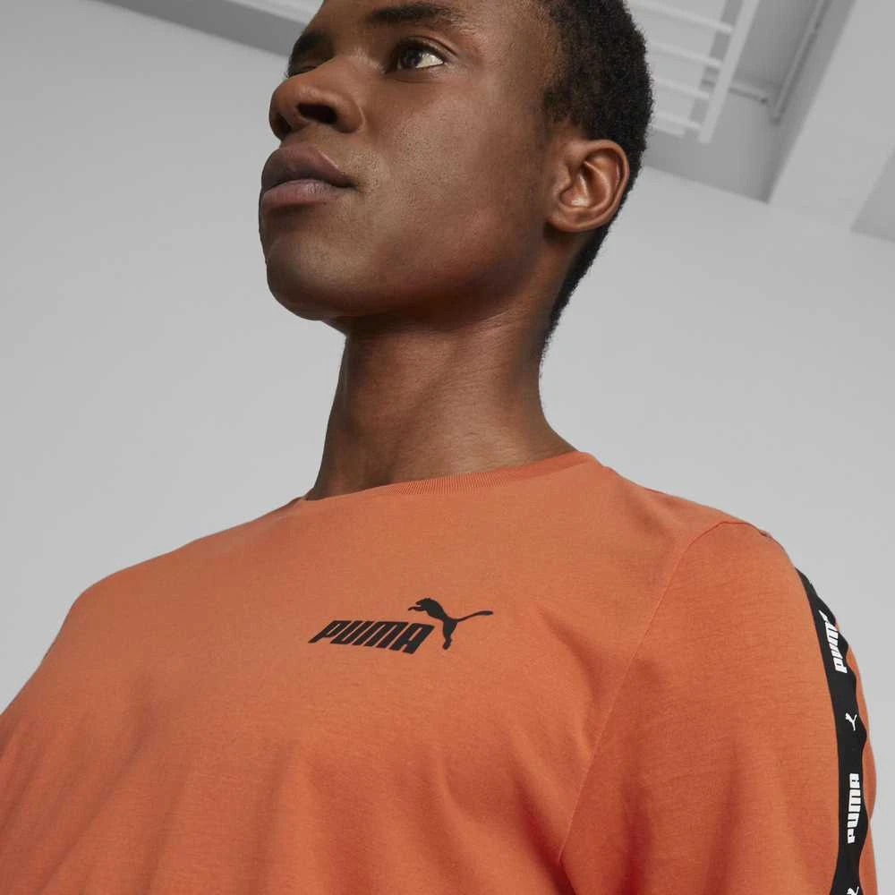 Puma Marškinėliai Vyrams Ess+ Tape Tee Oranžinis 847382 94