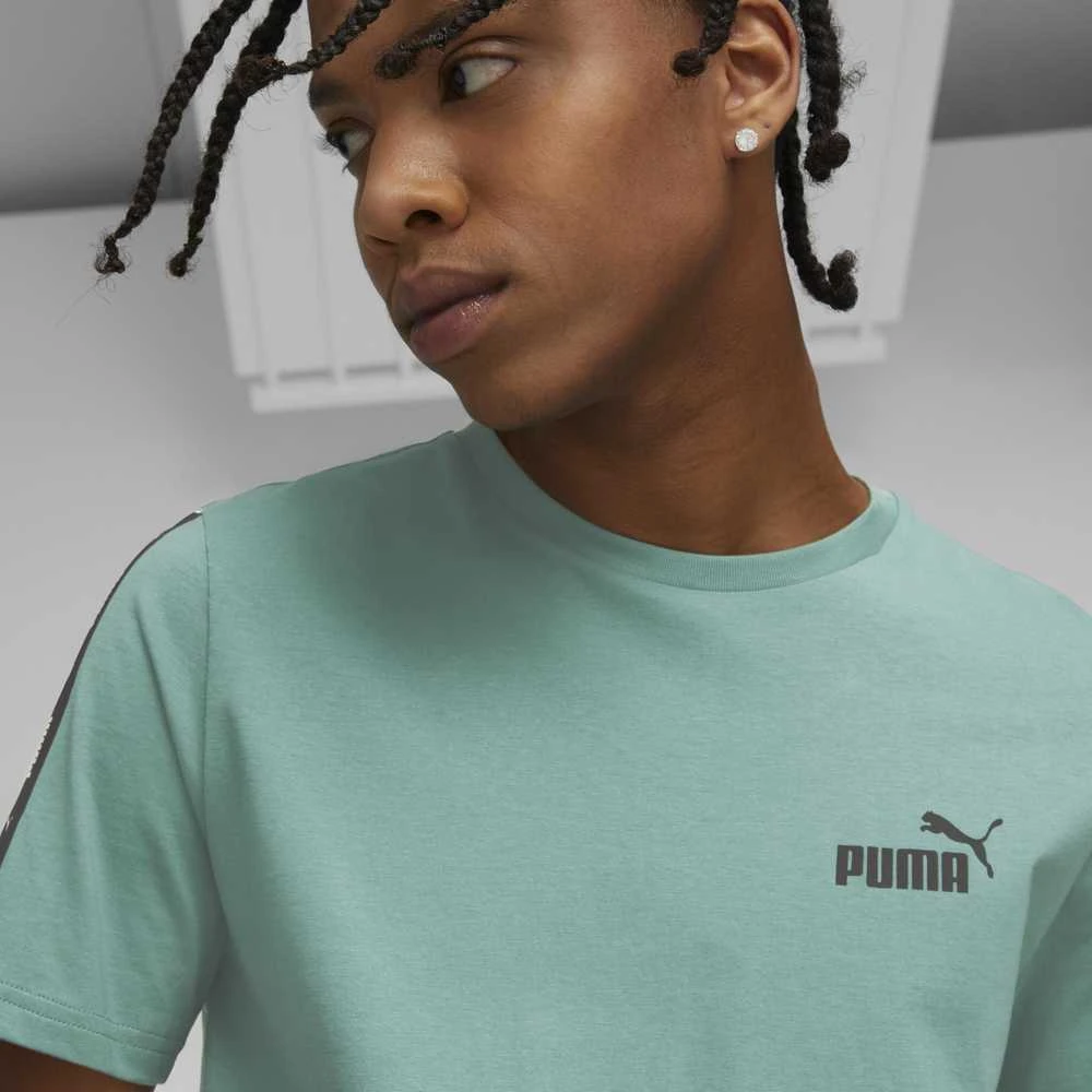 Puma Marškinėliai Vyrams Ess+ Tape Tee Žalias 847382 85