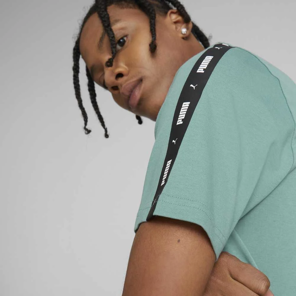 Puma Marškinėliai Vyrams Ess+ Tape Tee Žalias 847382 85