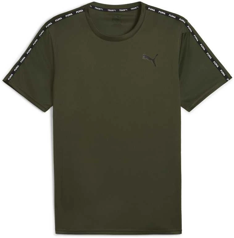 Puma Marškinėliai Vyrams Essentials Taped Tee Khaki 524180 80