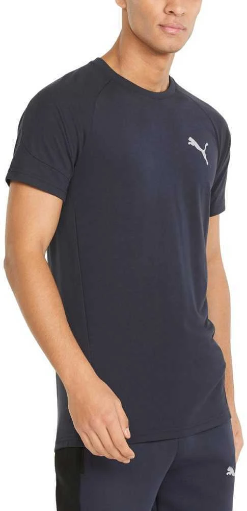 Puma Marškinėliai Vyrams Evostripe Tee Navy 847394 43