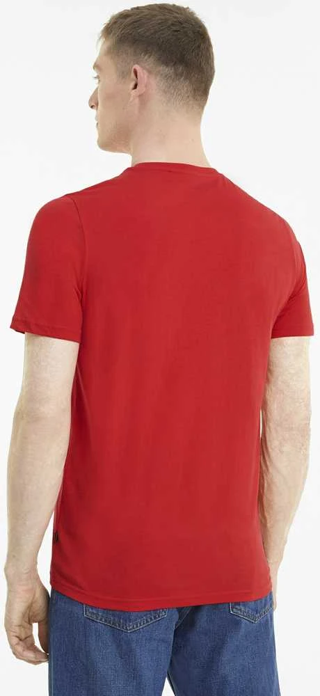 Puma Marškinėliai Vyrams Flock Tee High Risk Raudona