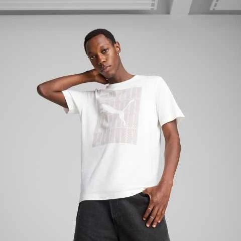 Puma Marškinėliai Vyrams Graphics Baltas 684825 02