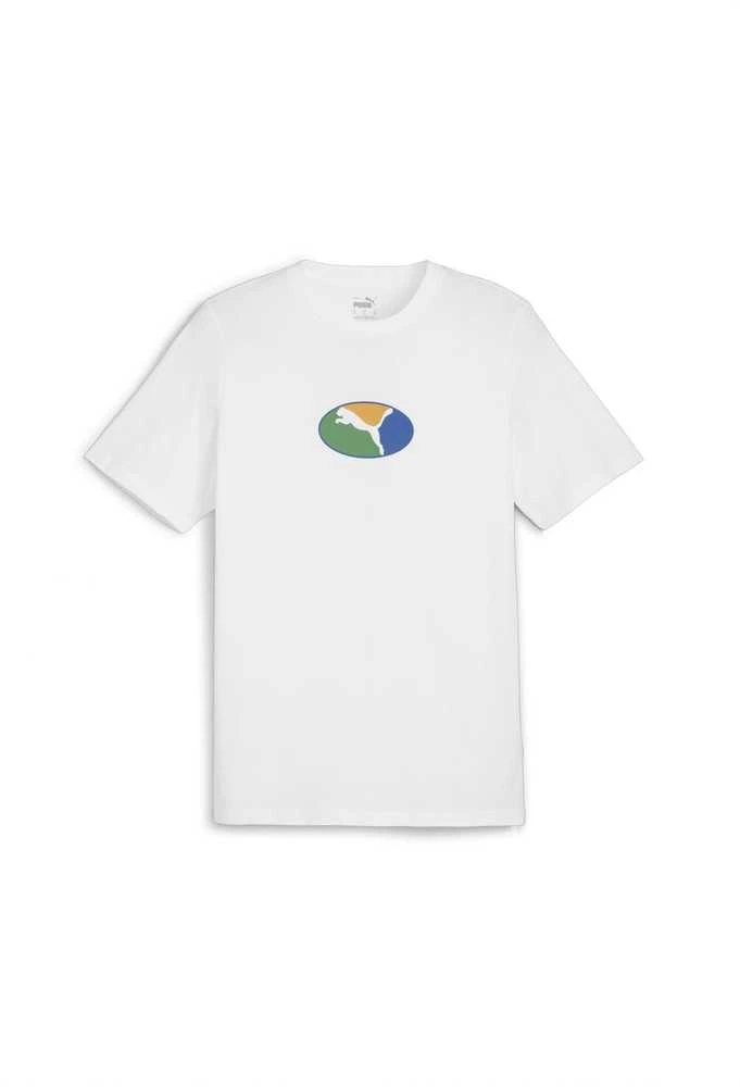 Puma Marškinėliai Vyrams Graphics Execution Tee Baltas 680183 02