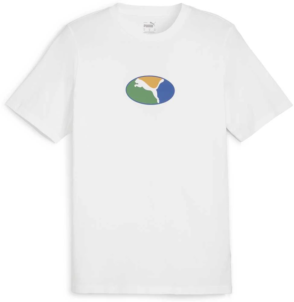 Puma Marškinėliai Vyrams Graphics Execution Tee Baltas 680183 02