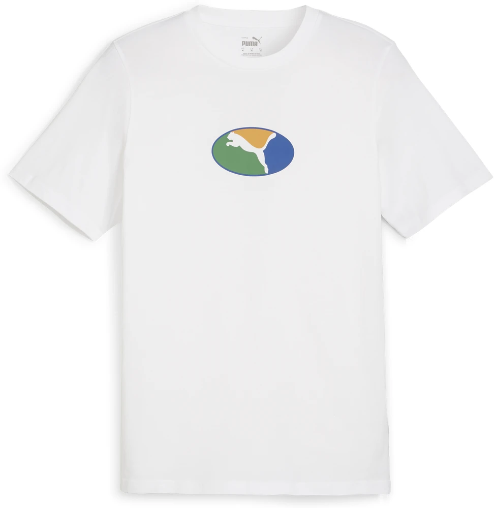 Puma Marškinėliai Vyrams Graphics Execution Tee Baltas 680183 02