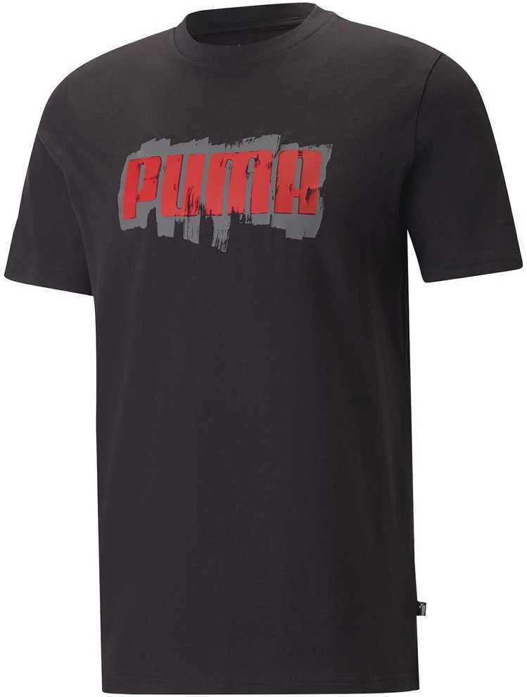 Puma Marškinėliai Vyrams Graphics Puma Wording Juodas 674475 01