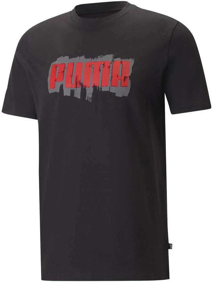 Puma Marškinėliai Vyrams Graphics Puma Wording Juodas 674475 01