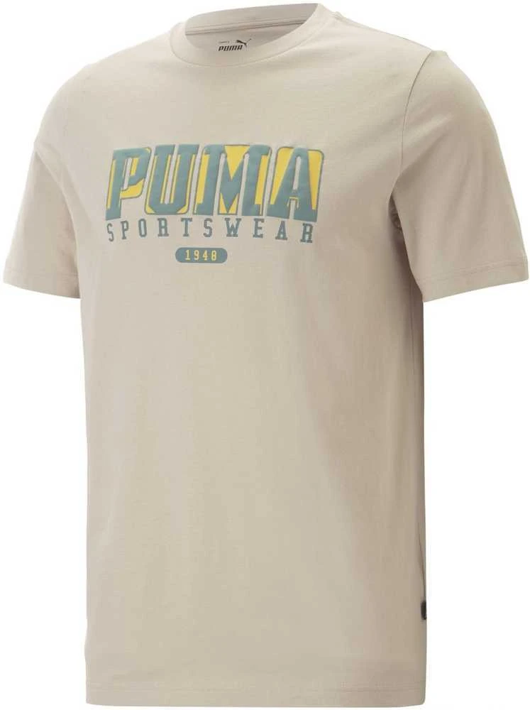 Puma Marškinėliai Vyrams Graphics Retro Tee Granola Kreminis 674486 88