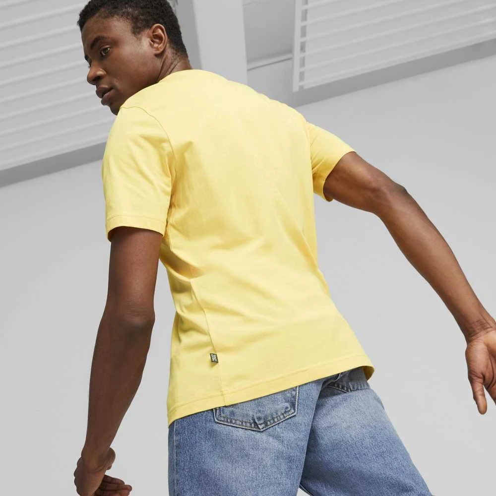 Puma Marškinėliai Vyrams Graphics Summer Tee Geltona 674482 40