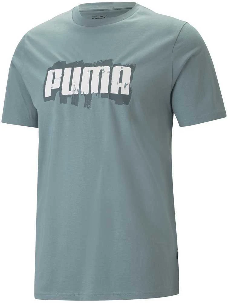 Puma Marškinėliai Vyrams Graphics Wording Tee Žalias 674475 84