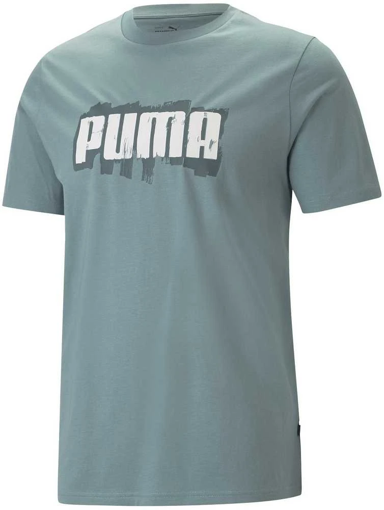 Puma Marškinėliai Vyrams Graphics Wording Tee Žalias 674475 84