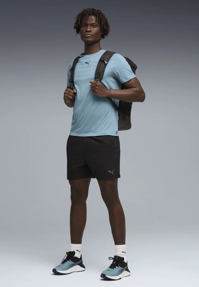 Puma Marškinėliai Vyrams M Tad Essentials Heather Mėlyna 525920 99