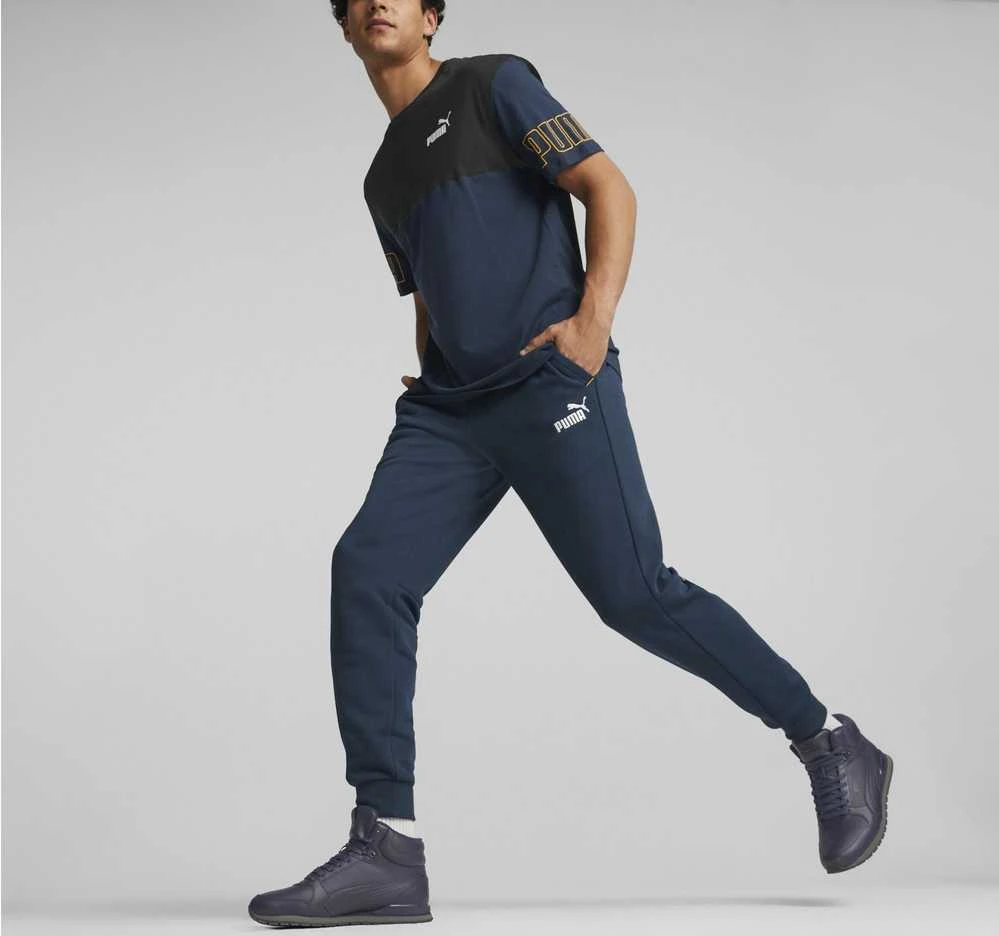 Puma Marškinėliai Vyrams Power Colorb Mėlyna Juodas 671567 73