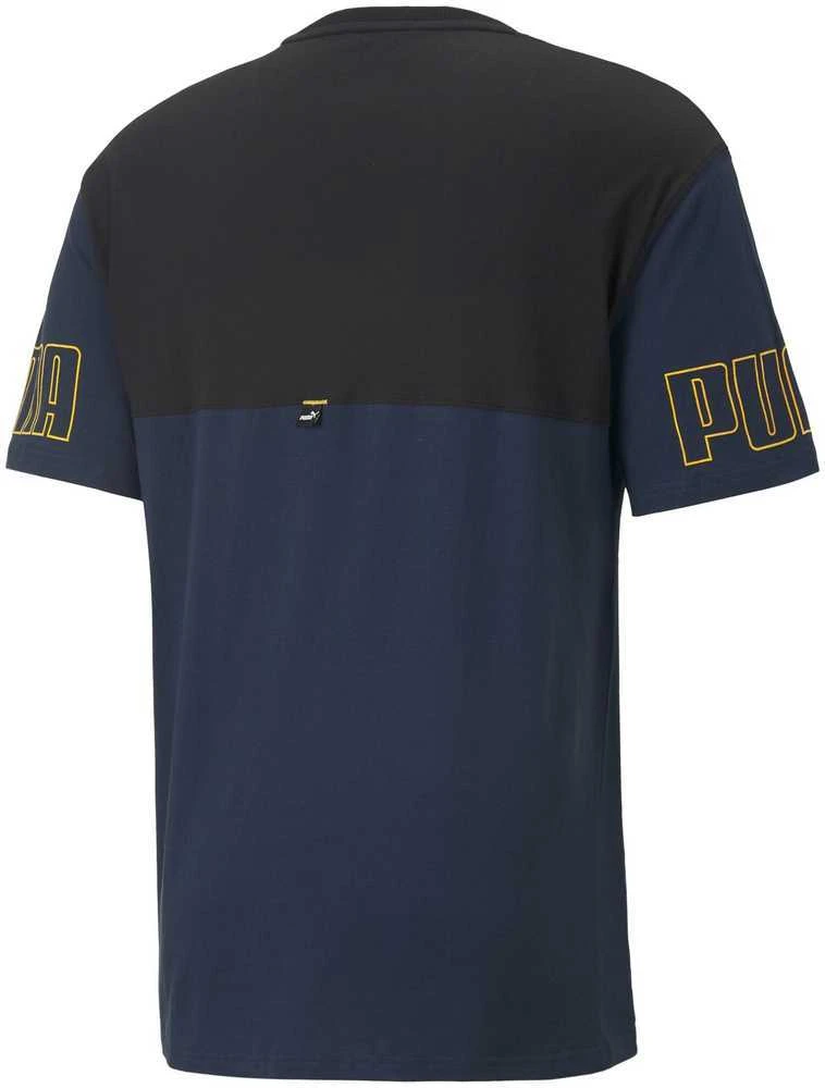 Puma Marškinėliai Vyrams Power Colorb Mėlyna Juodas 671567 73