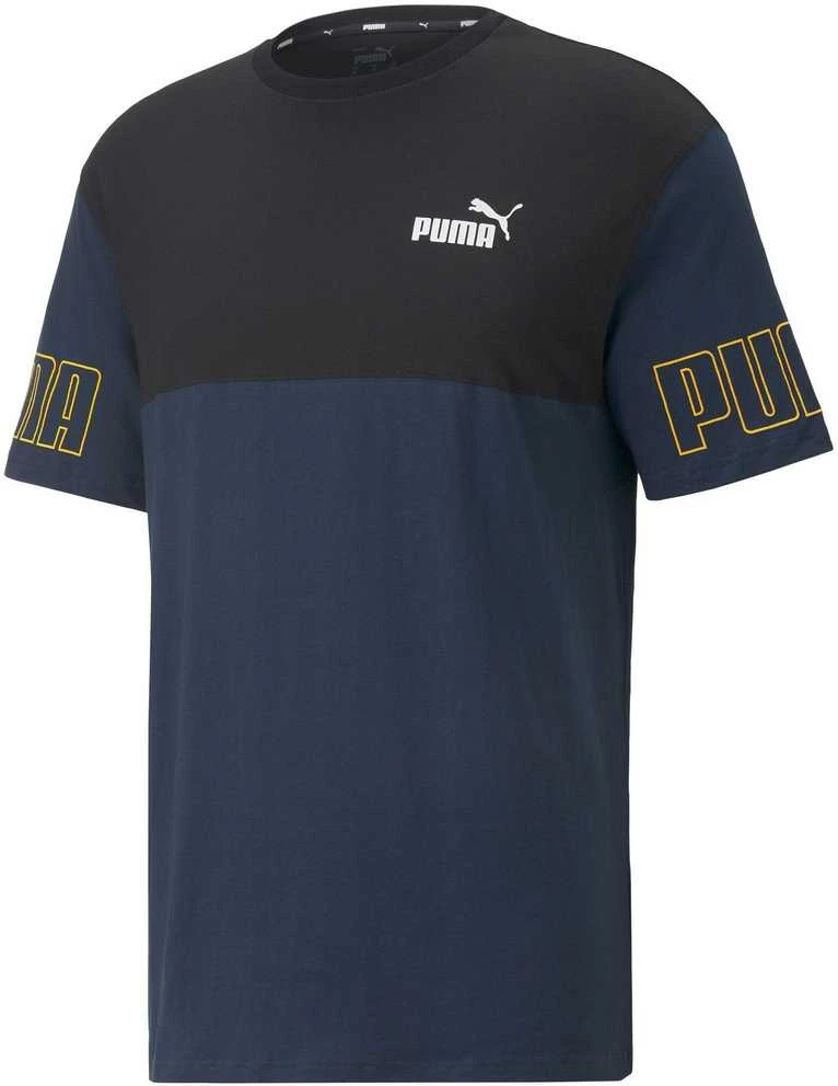Puma Marškinėliai Vyrams Power Colorb Mėlyna Juodas 671567 73