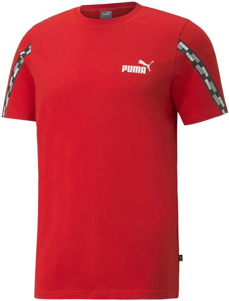 Puma Marškinėliai Vyrams Power Tape Raudona