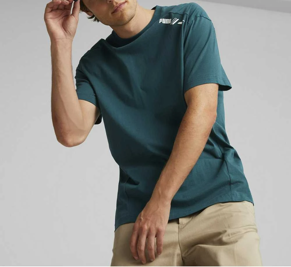 Puma Marškinėliai Vyrams Rad/Cal Tee Varsity Žalias 849777 24