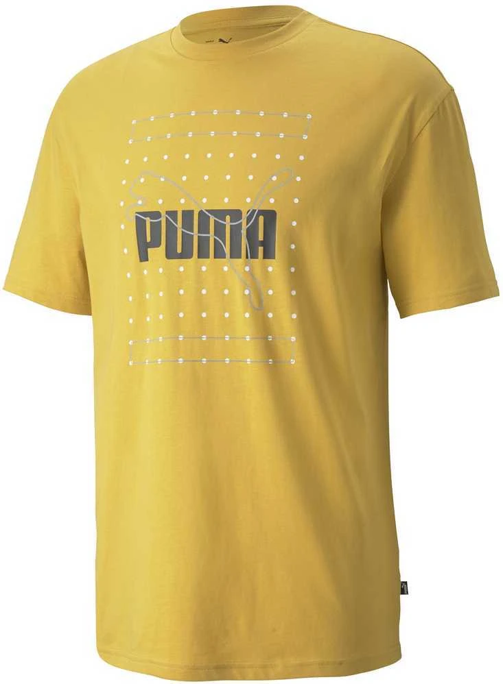 Puma Marškinėliai Vyrams Reflective Graphic Tee Geltona